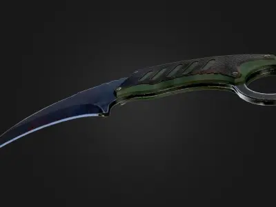 Karambit MTech USA MT-665BG Low-poly 3D model