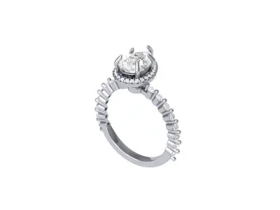 Wedding Ring  3D print model 343