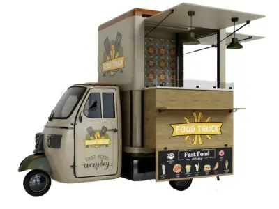 Food Truck 3D Collection 3D model