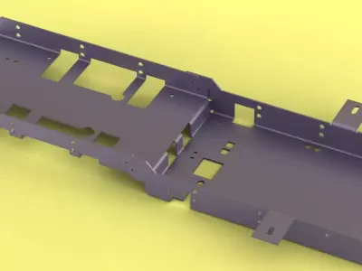 Sheet Metal Bracket Free 3D model