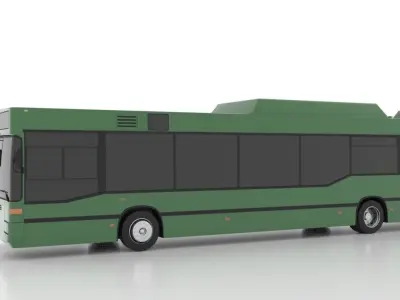 Mercedes-Benz O405GN2 CNG Low Low-poly 3D model