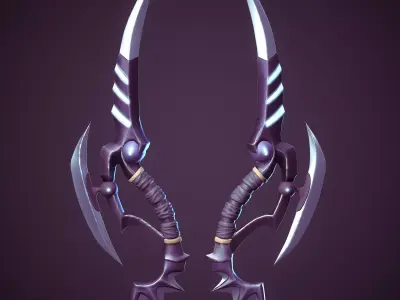 Blade Low-poly 3D model purchase