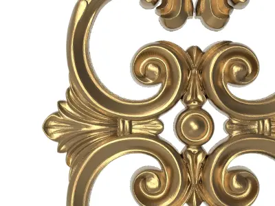  decorative pattern ready for 3D printing 3D model 487