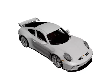 Porsche GT3 2026 Track-Focused High Performance Sports Car 3D model