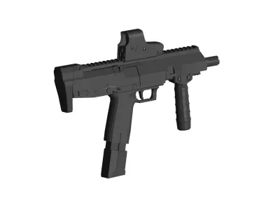 ST Kinetics CPW submachine gun 3D model