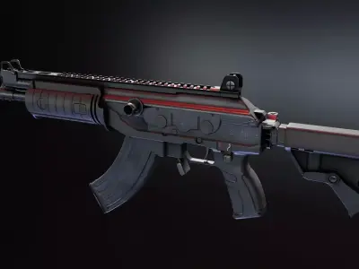 Galil Ace 31 Low-poly 3D model