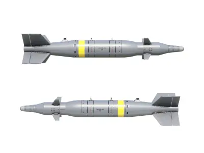 Chinese Tiange GB-250 GB250 Laser-Guided Bomb Low-poly 3D model