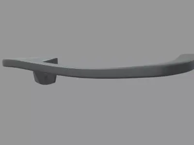 Car Door Handle 05 Low-poly 3D model