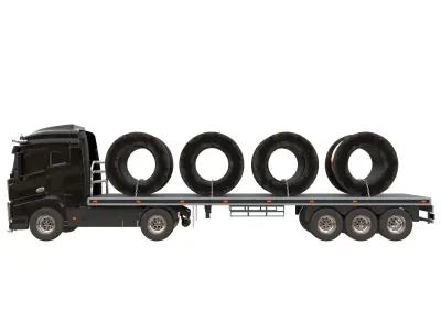 volvo fh 16 transport 2 3D model