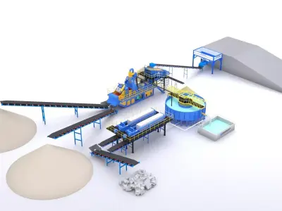Sand Washing Equipment 3D model