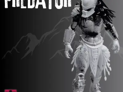 Silent Hunt STL File Minimal Predator 3D print model