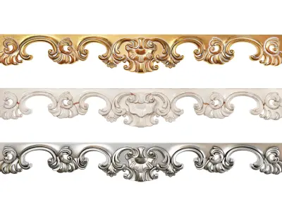 Classic carved 148 3D model