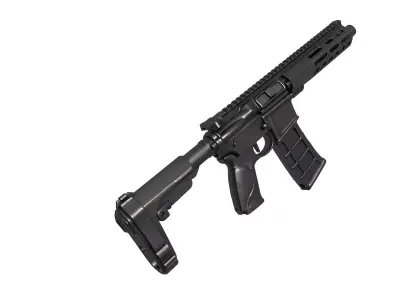 smith Wesson - M P 15 3D print model