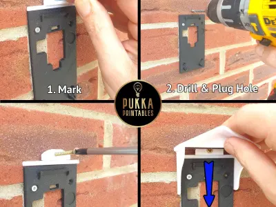 Doorbell Weather Hood 2 Part STL System Multi Model Compatible 3D print model