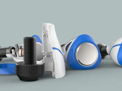 Electro Magnet Prosthethic Arm Free 3D model purchase