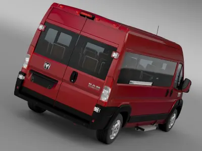Ram Promaster Window Van 2500 HR 159WB 2015 3D model