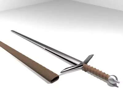 Sword - Scottish Claymore 3D model