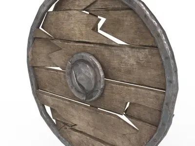 Shield viking 3D model purchase