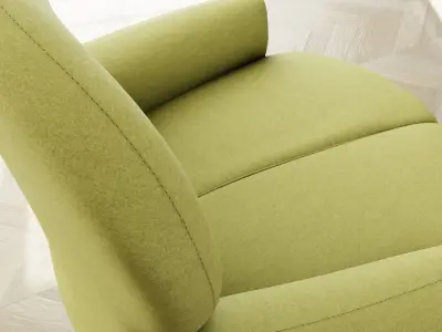 Furniture Accent Chairs Bohemian 003 Low-poly 3D model