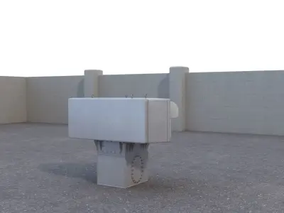 SLQ-32 Radar 3D model