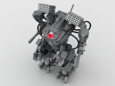 shermantanker mech  3D model