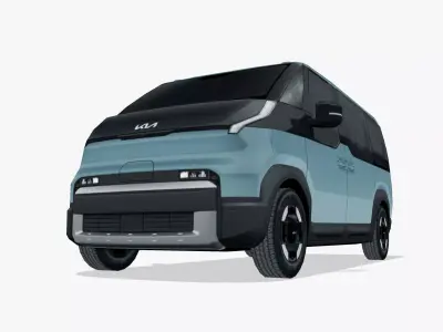 Kia PV5 Passenger 2025 Low-poly 3D model