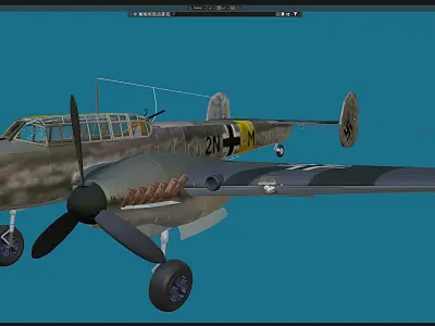 Me-110 Free 3D model