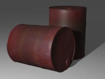 Red Barrel Free 3D model