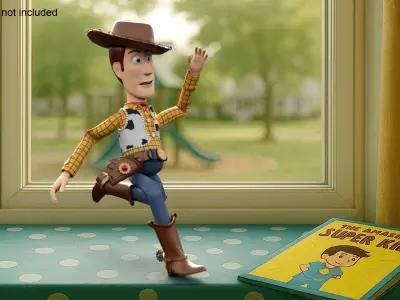 Toy Story Sheriff Woody Poseable Figure 