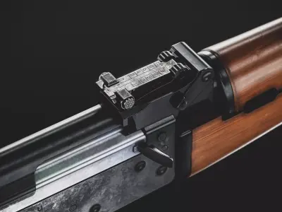 M70 Assault Rifle Low-poly 3D model