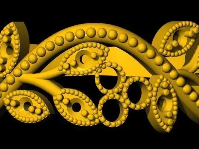 Antique Ring 3dm file 3D print model