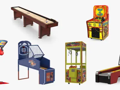 Arcade Games Collection 4 3D model
