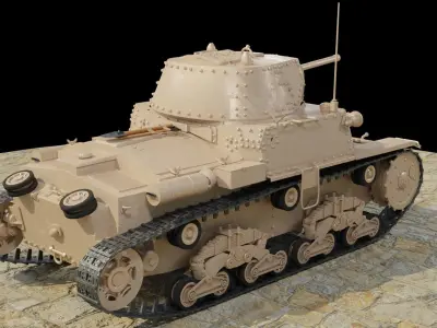 Carro armato M13 40 Free 3D model