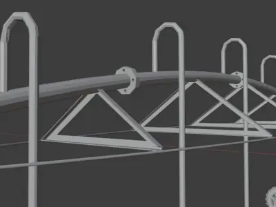 Pivot Irrigation 3D model