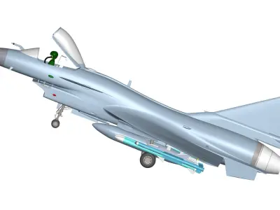 Chengdu J-10 3D model purchase