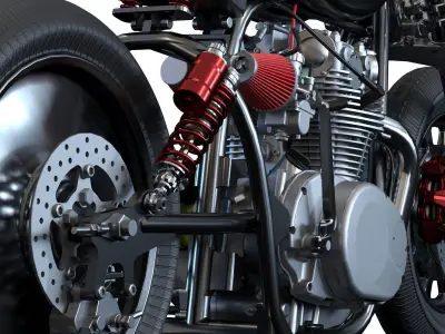 Yamaha XS Speical 3D model