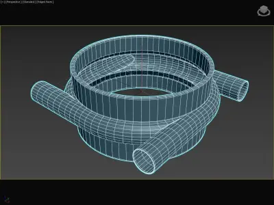 Quadro Tesla Turbo Turbine 3D model