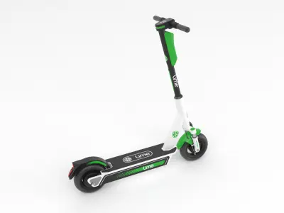 Lime Scooter 3D Model 3D model