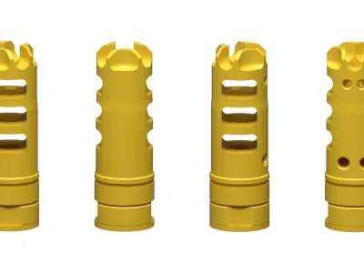 Muzzle Brake Lantac Dragon 3D model