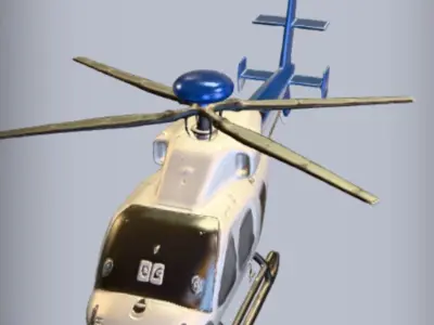 Helicopter 3d model 3D model buy