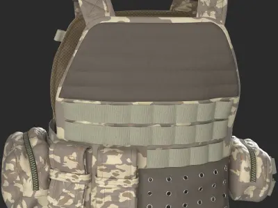 Tactical VEST 1 3D model