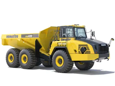 Articulated Dump Truck Komatsu HM400-5 3D model