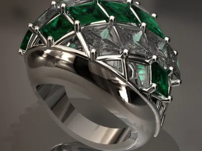 Rendering Anello D Free 3D model