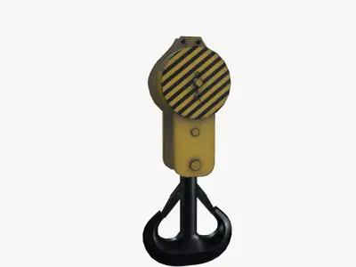 Crane hook 3D model shop