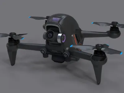 DJI drone fpv 3d model 3D model