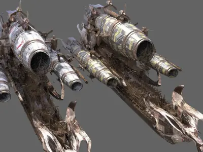 Golden Eagle Zeppelin collection 1 3D model