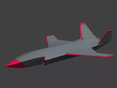 MQ-28 Ghost Bat Boeing 3D print model