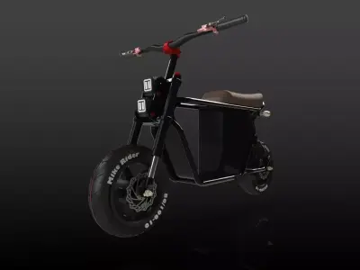 Electric Mini Bike 3D model