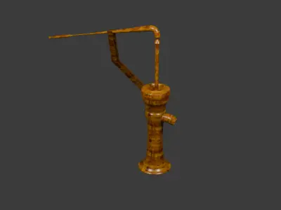 waterpomp-medieval asset-antica-props Free 3D model