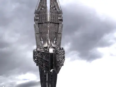 Dreadnaught Ship Wreck4  3D model